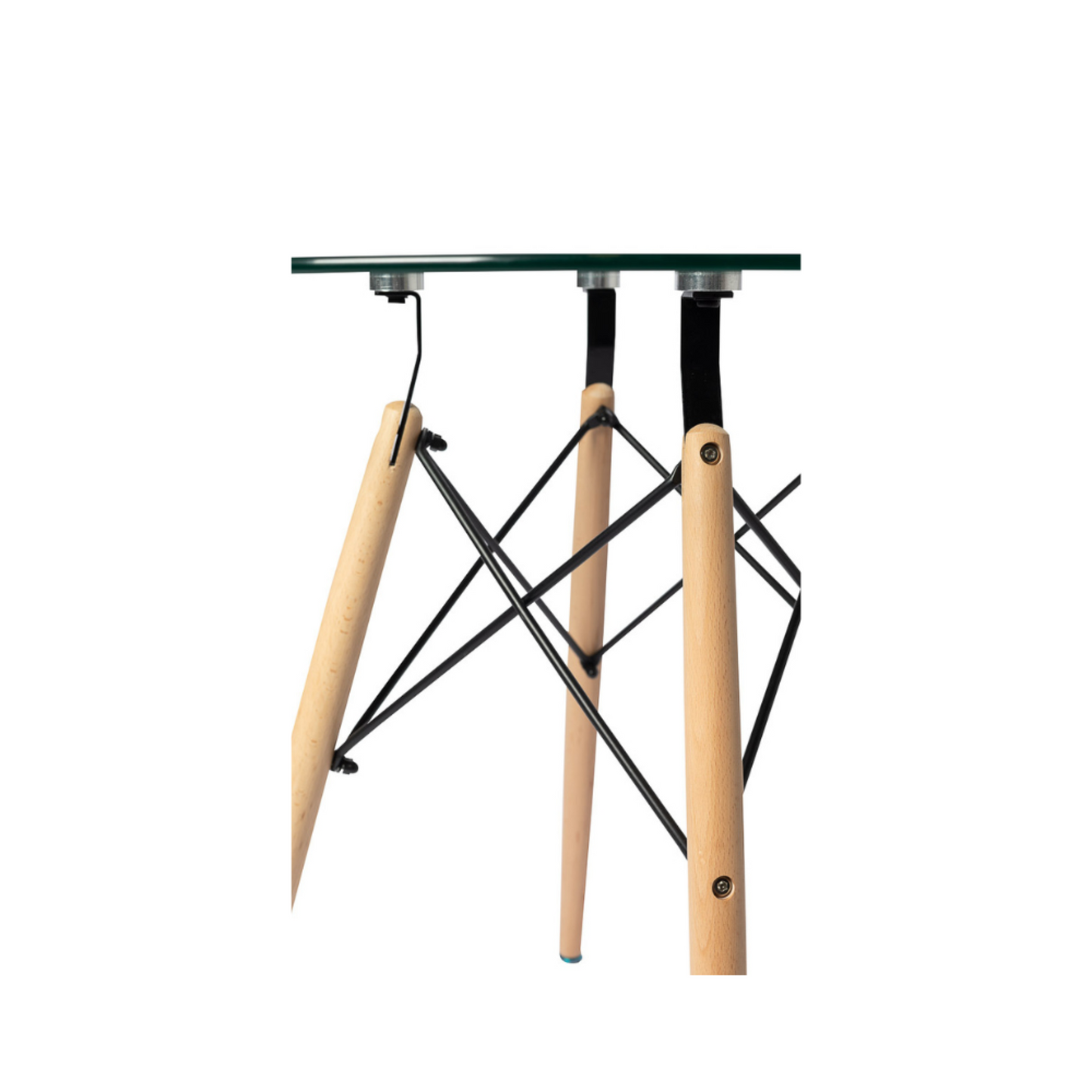 Tavolo da pranzo in vetro Eiffel