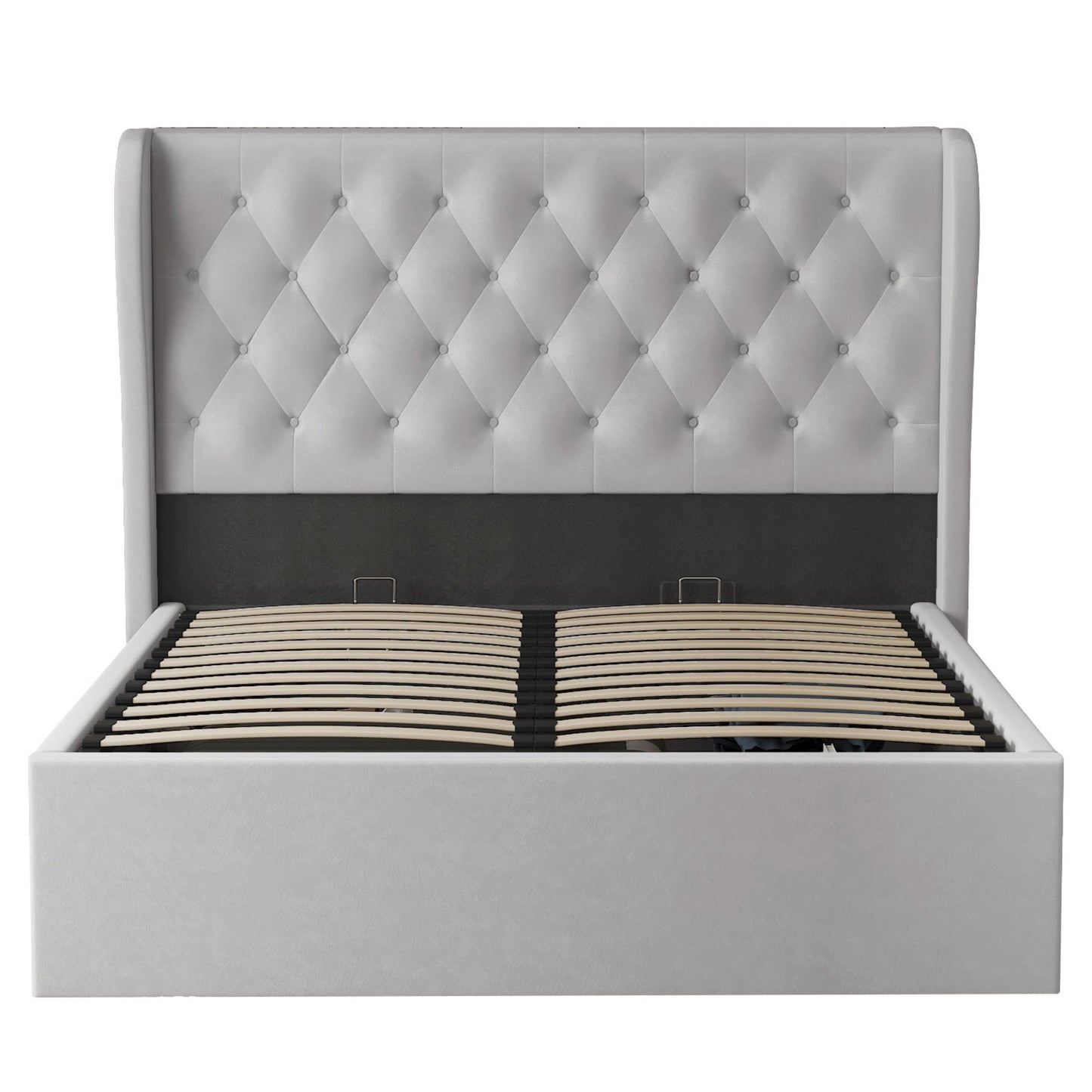 Letto contenitore sollevabile Brittany