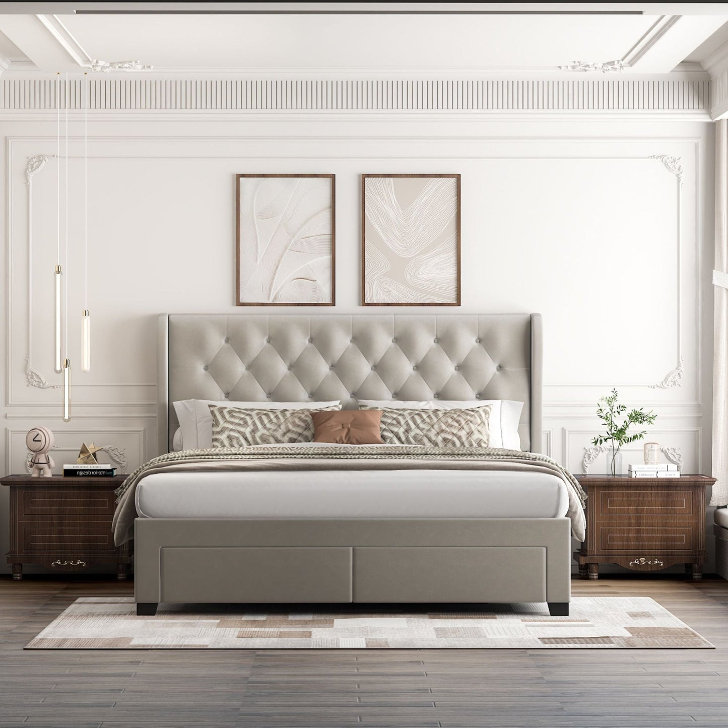 Letto contenitore Brittany a 4 cassetti