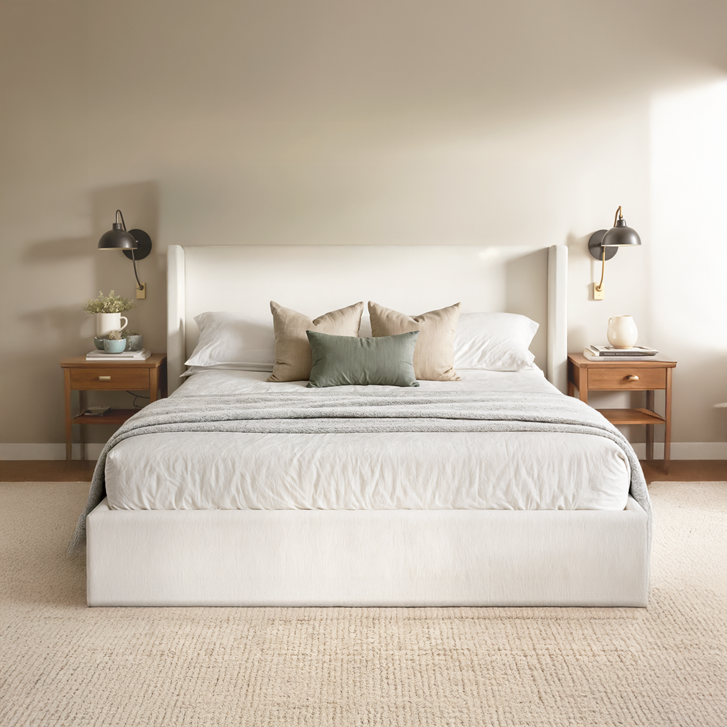 Letto contenitore sollevabile Aura