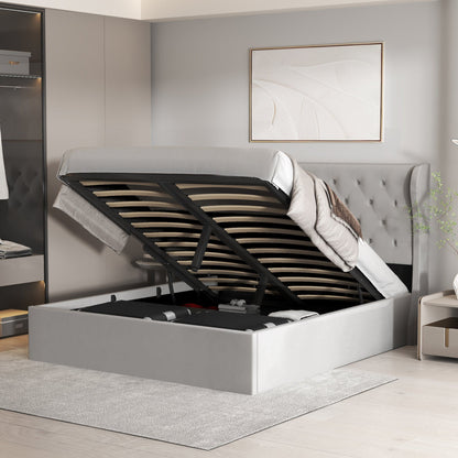 Letto contenitore sollevabile Brittany