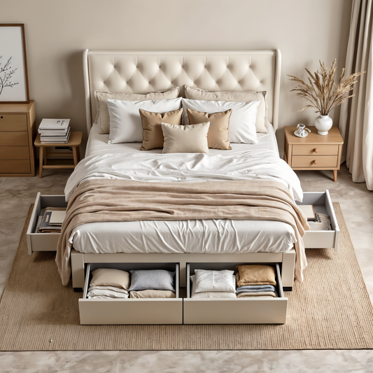 Letto contenitore Brittany a 4 cassetti