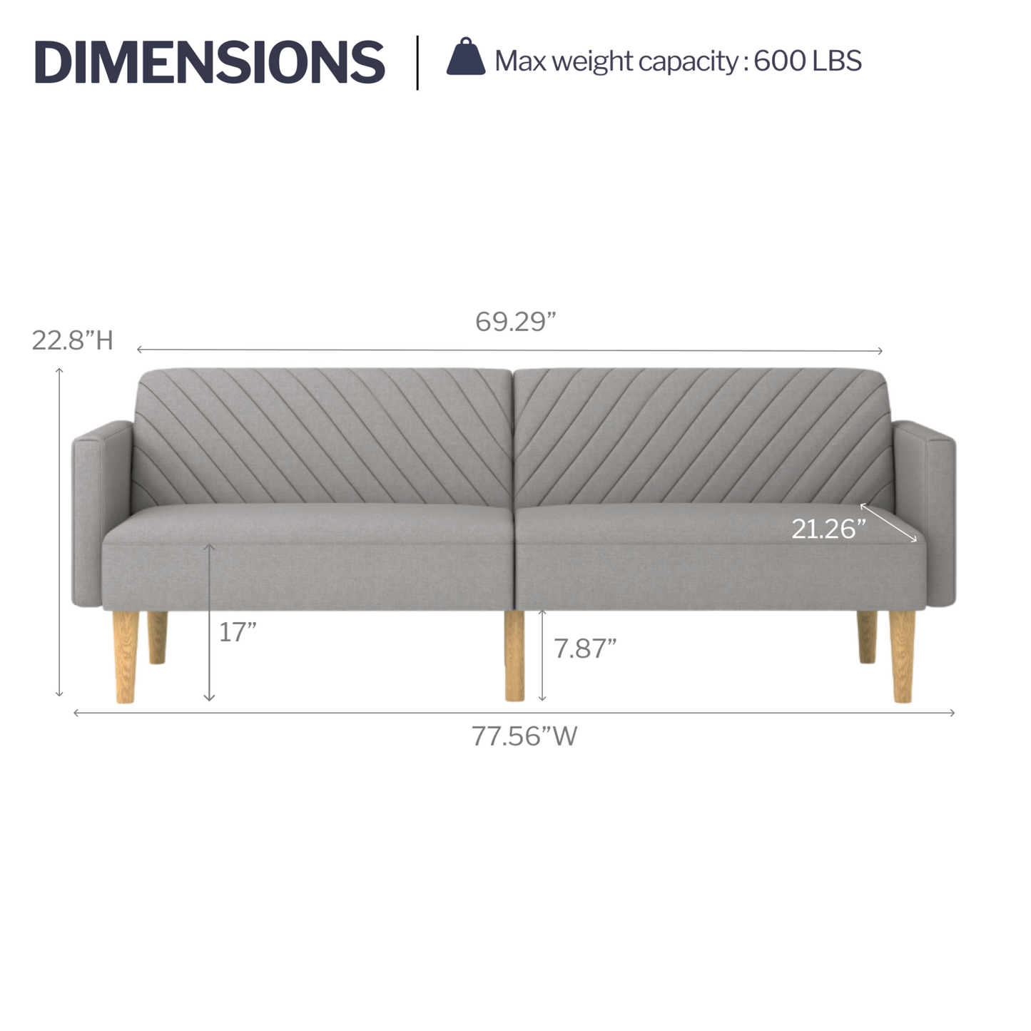 Divano letto Celeste