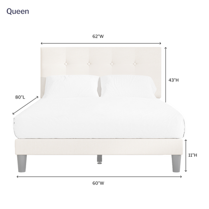 Letto a piattaforma Dora 