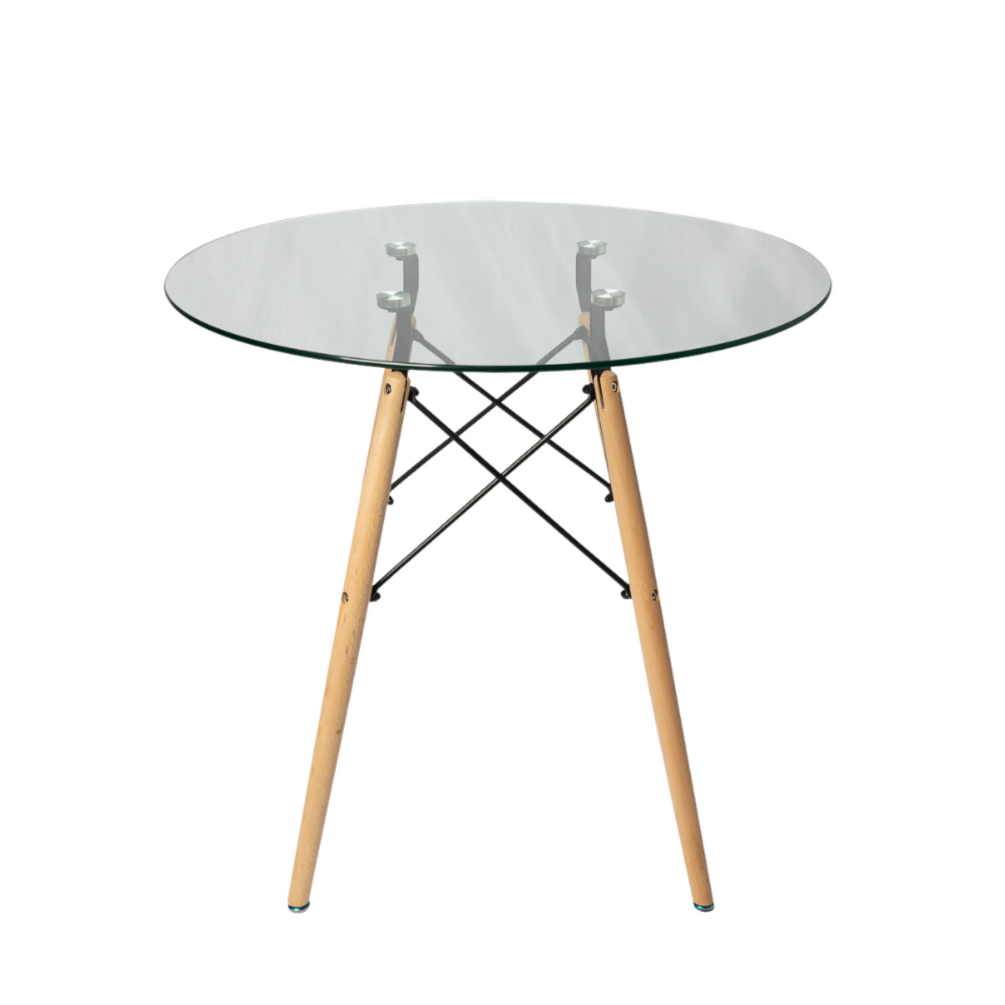 Tavolo da pranzo in vetro Eiffel