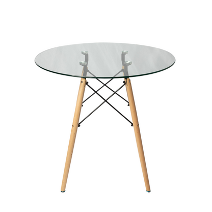 Tavolo da pranzo in vetro Eiffel