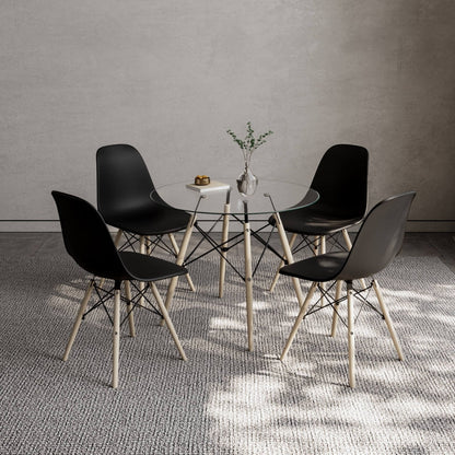 Tavolo da pranzo in vetro Eiffel