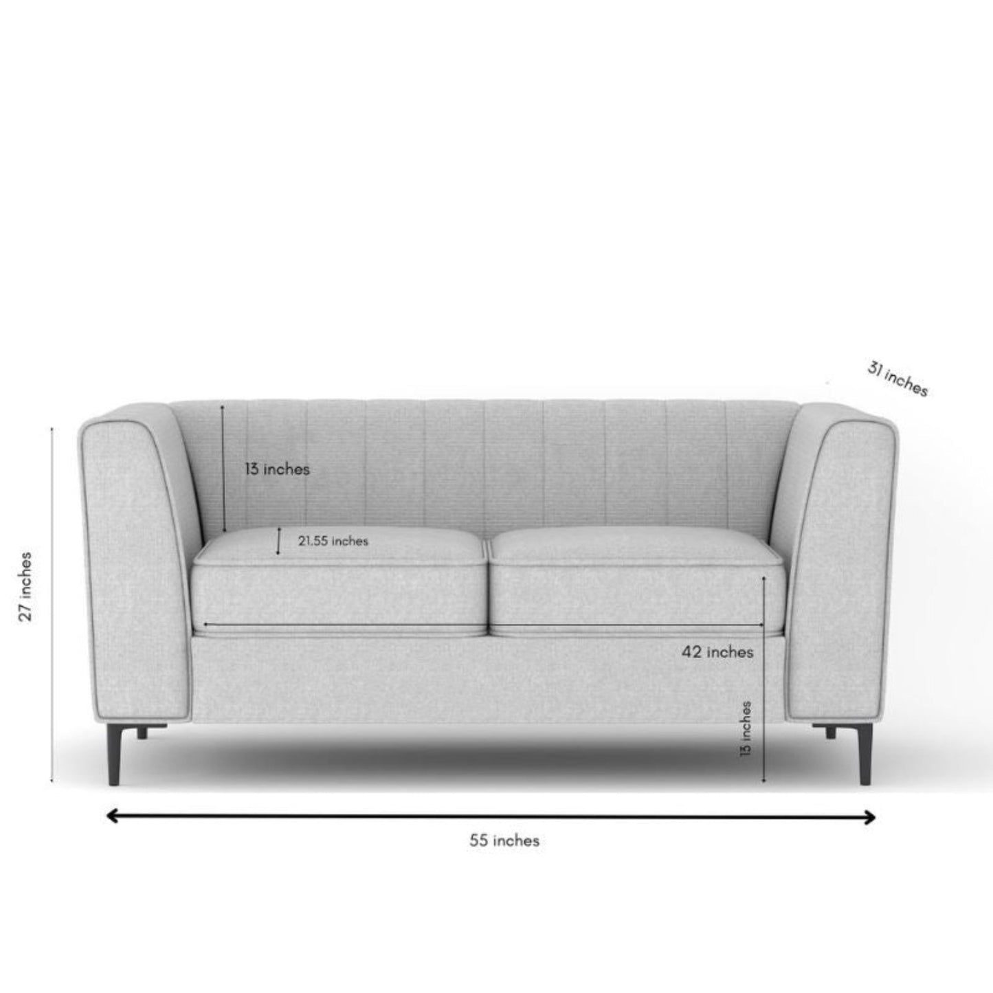 Divano a due posti Enigma