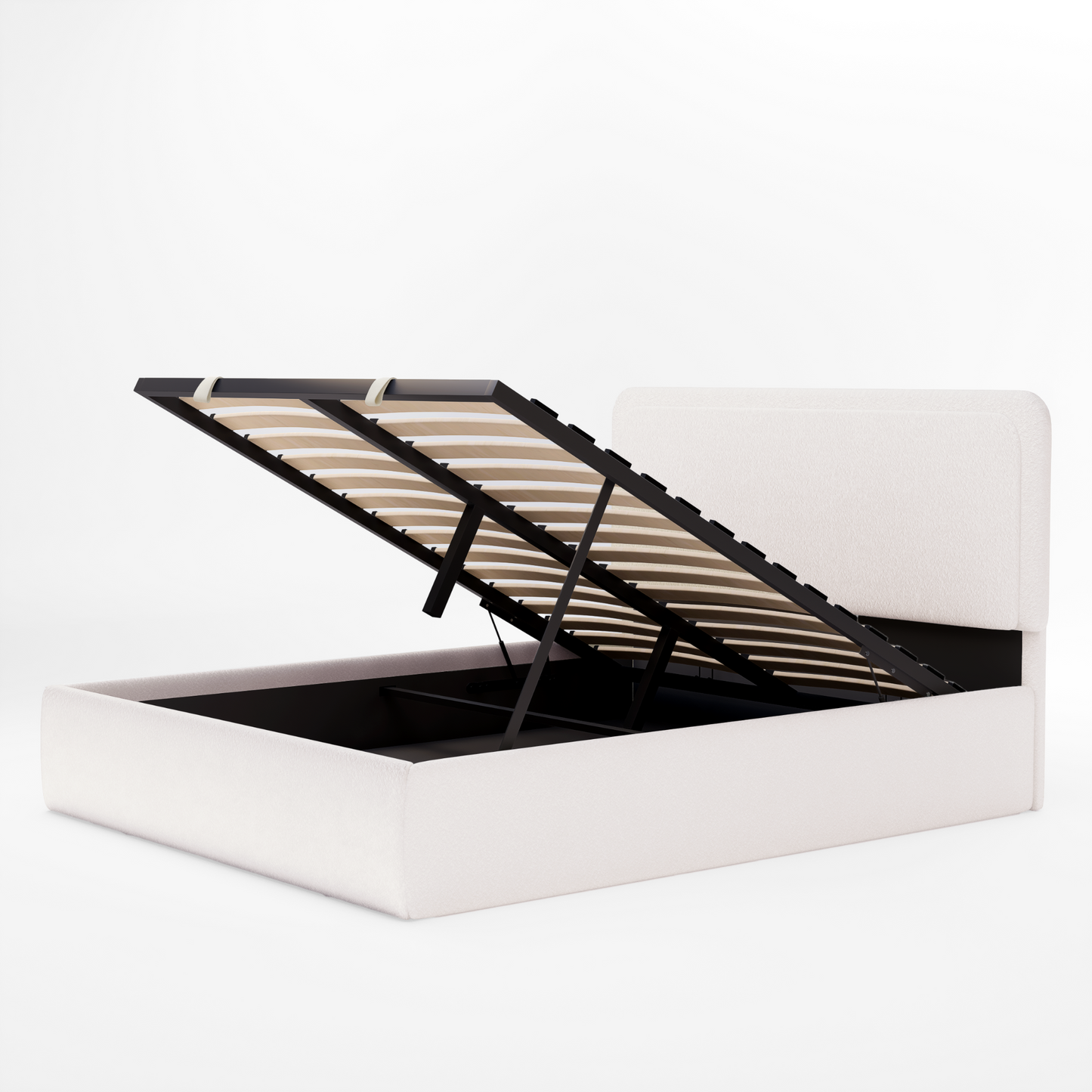 Letto contenitore sollevabile Numa