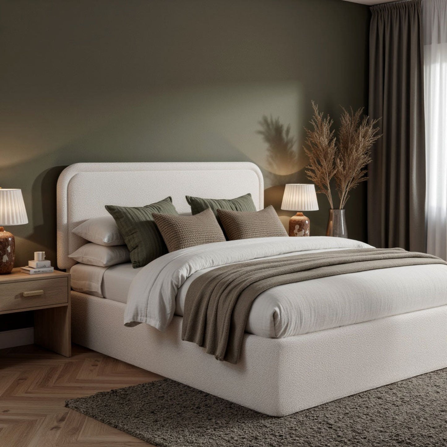 Letto contenitore sollevabile Numa