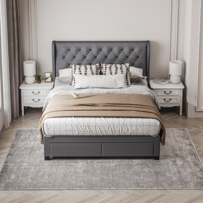 Letto contenitore Brittany a 4 cassetti