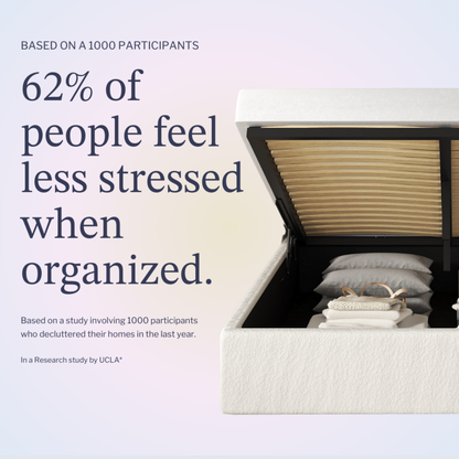 Letto contenitore sollevabile Aura