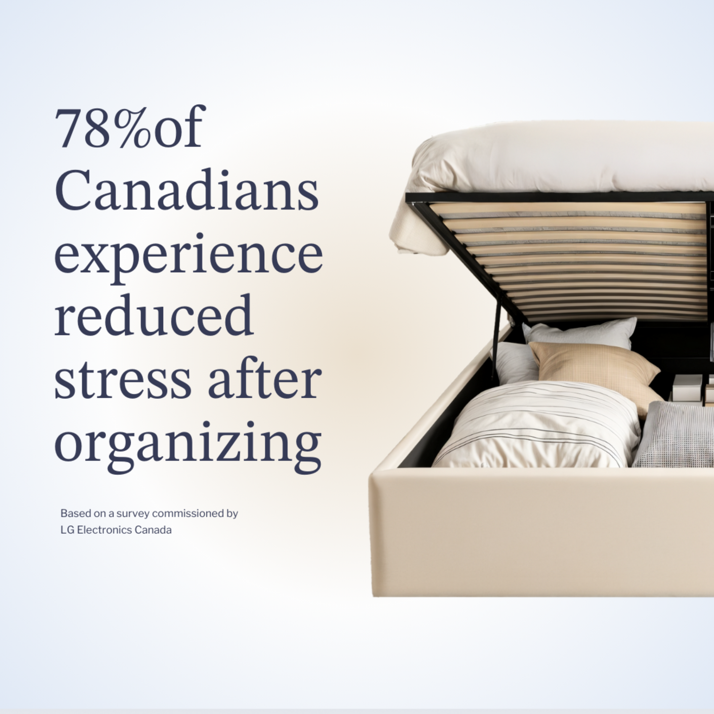 Letto contenitore sollevabile Brittany