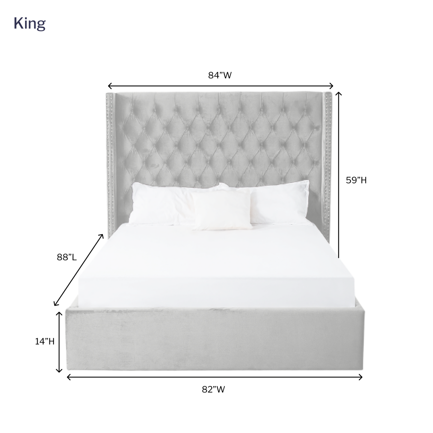 Letto contenitore sollevabile Tracy