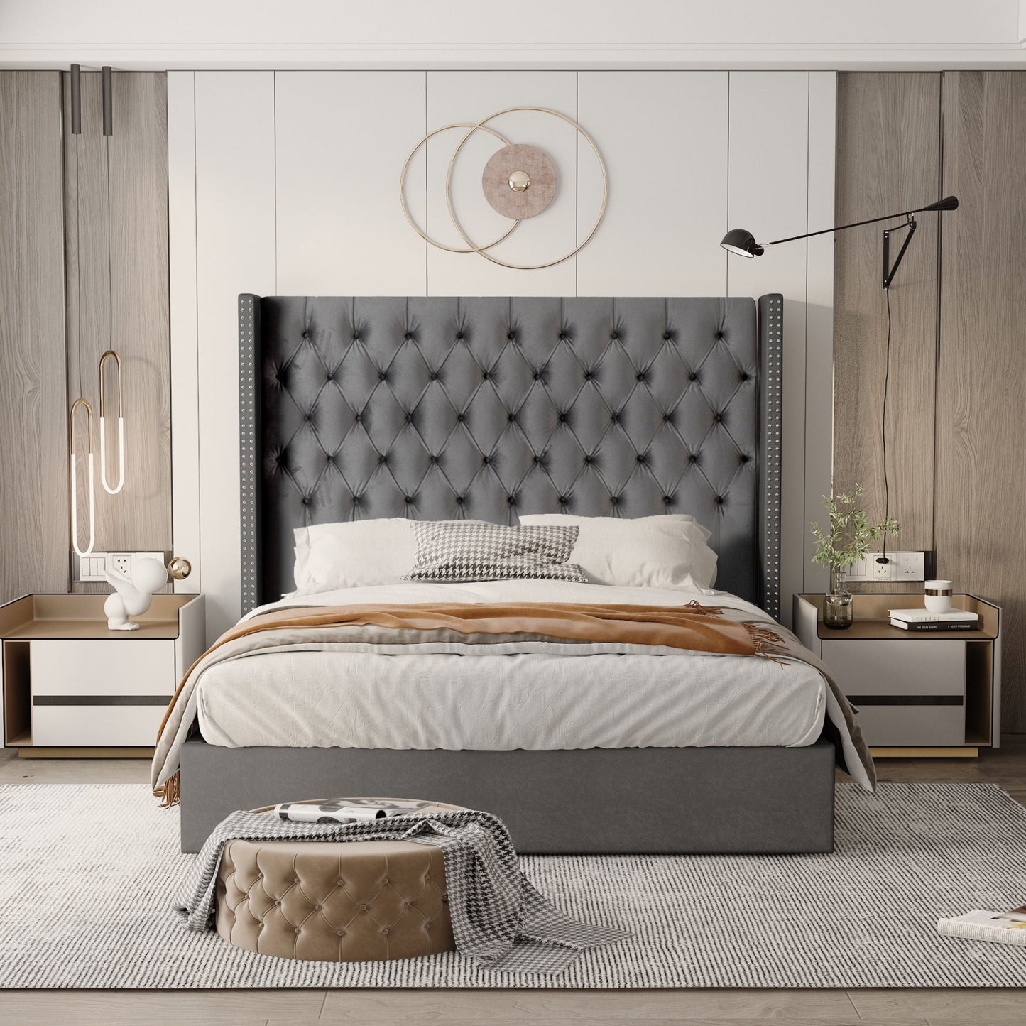 Letto contenitore sollevabile Tracy